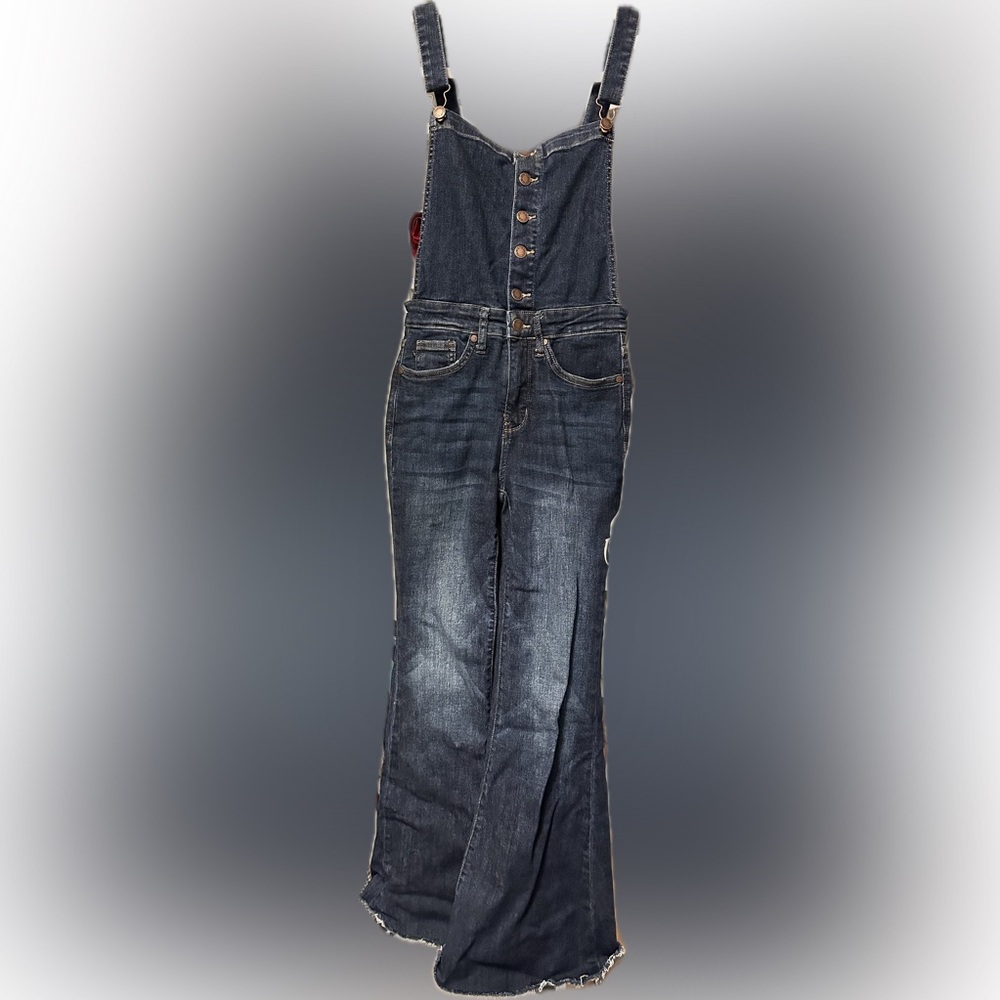 Judy Blue Tummy Control Flare Overalls